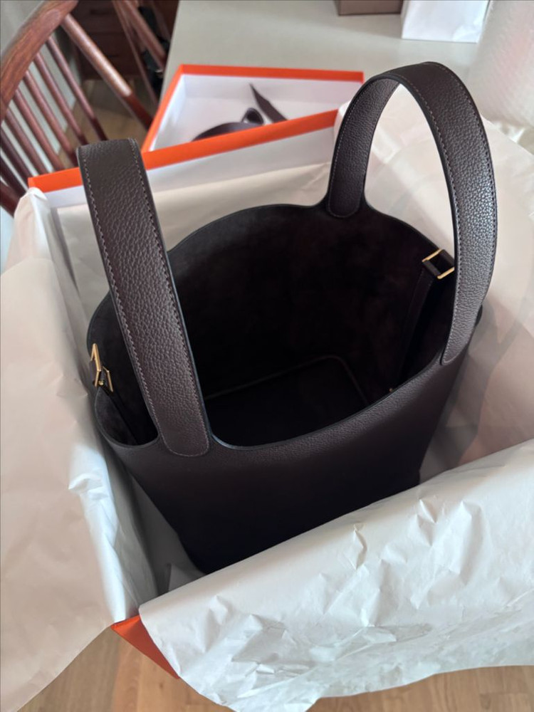 에르메스 피코탄22 바레니아 가죽 에벤(새상품)K각인 이미지