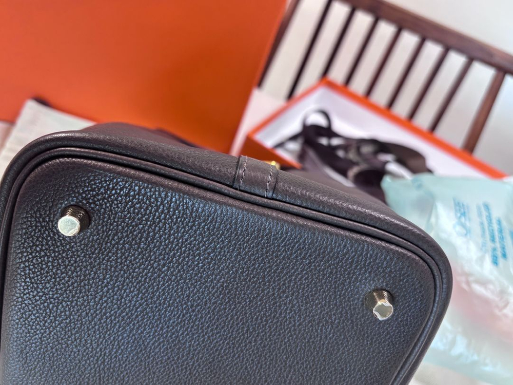 에르메스 피코탄22 바레니아 가죽 에벤(새상품)K각인 이미지