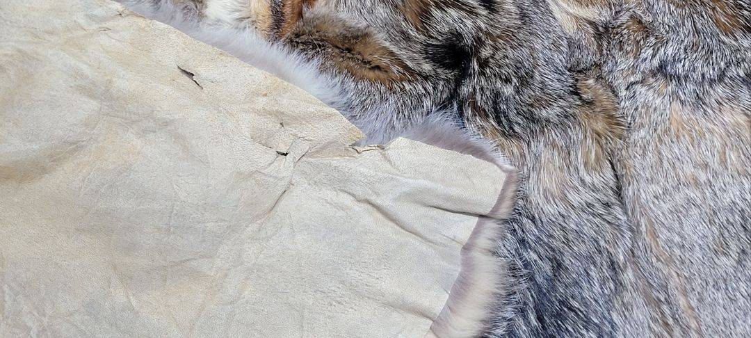 독일 천연 (폭스)여우털 대형 얇은 러그 - DE102--7