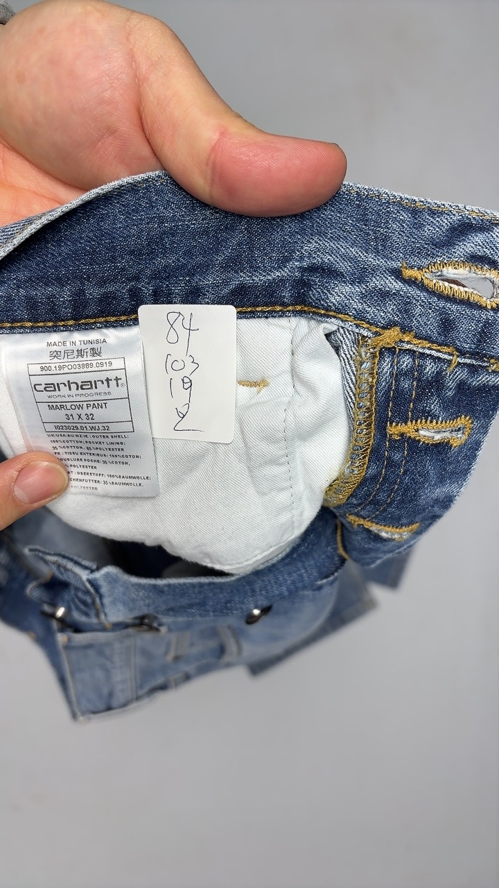 10729번 칼하트 [사계절] 남자 청바지 31 인치 이미지