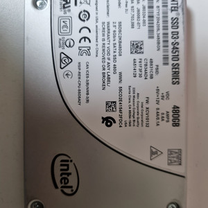 480GB INTEL SSD D3-4510 서버용