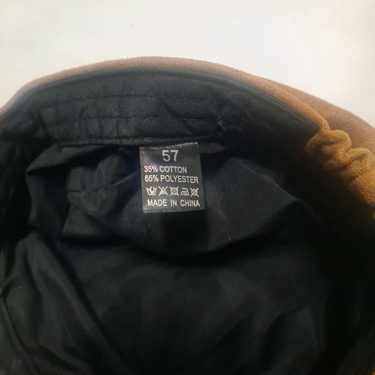 Newsboy cap/ 세무 가죽 빵모자/ 갈색--2