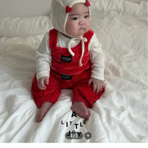 어리틀조이 룩엣미도트셋업 레드 m