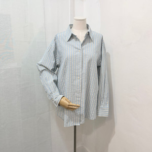 브렌다브렌든 오버핏 스트라이프 줄무늬 베키셔츠 4203