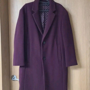 앤듀 겨울 누빔코트 90~95 남녀공용 와인 이미지