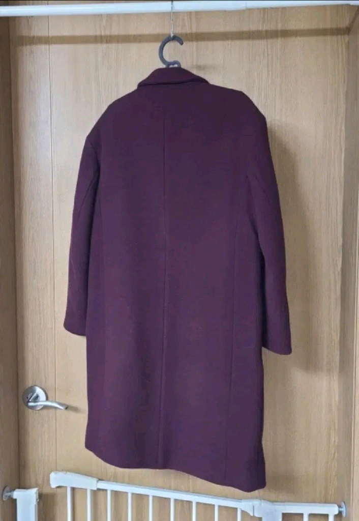 앤듀 겨울 누빔코트 90~95 남녀공용 와인 이미지