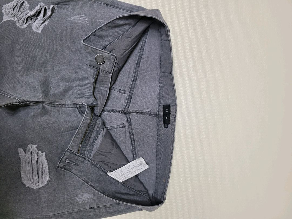 UGIZ 남자 데미지워싱 청바지 32 그레이--16