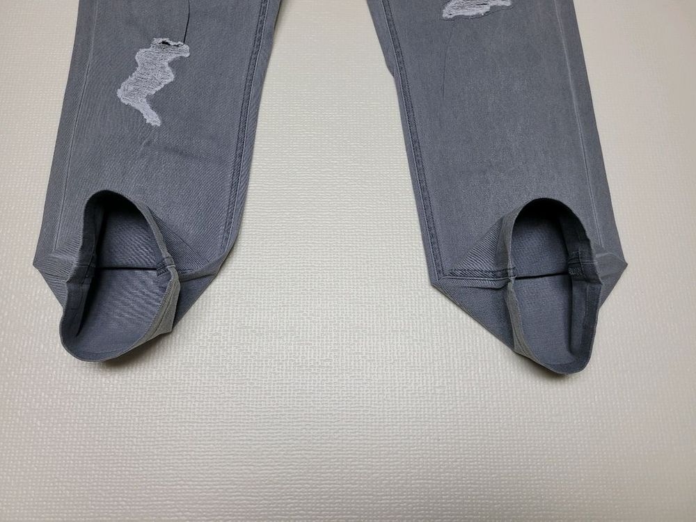 UGIZ 남자 데미지워싱 청바지 32 그레이--18