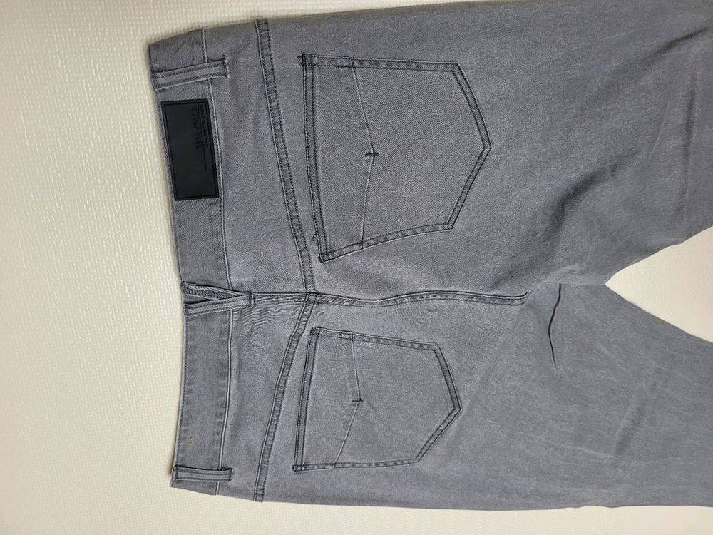 UGIZ 남자 데미지워싱 청바지 32 그레이--9