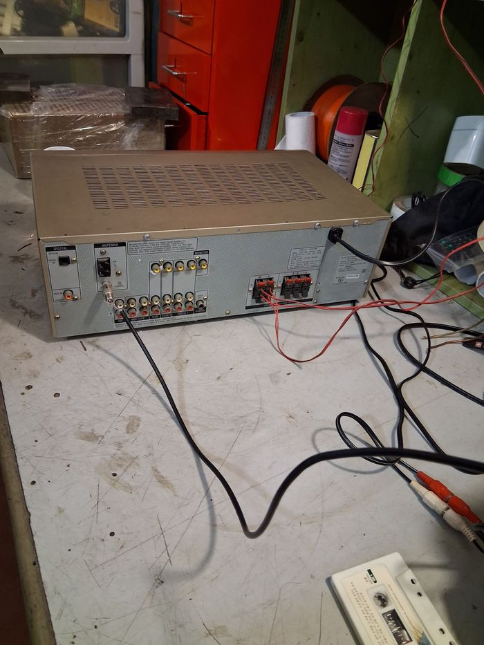 수리.점검된 소니 STR-DE495 5.1 리시버--3