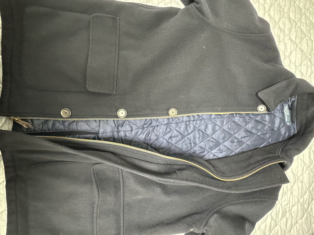 폴로 랄프로렌 울 하프코트--1