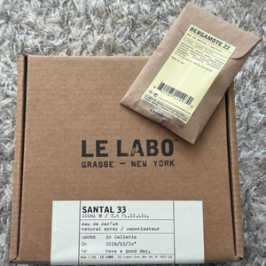 [미개봉,국문라벨]2026년 르 라보 상탈 오드 퍼 퓸 100mL