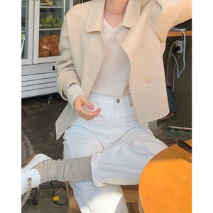 르플레인 leplein 뉴 화이트 팬츠 S