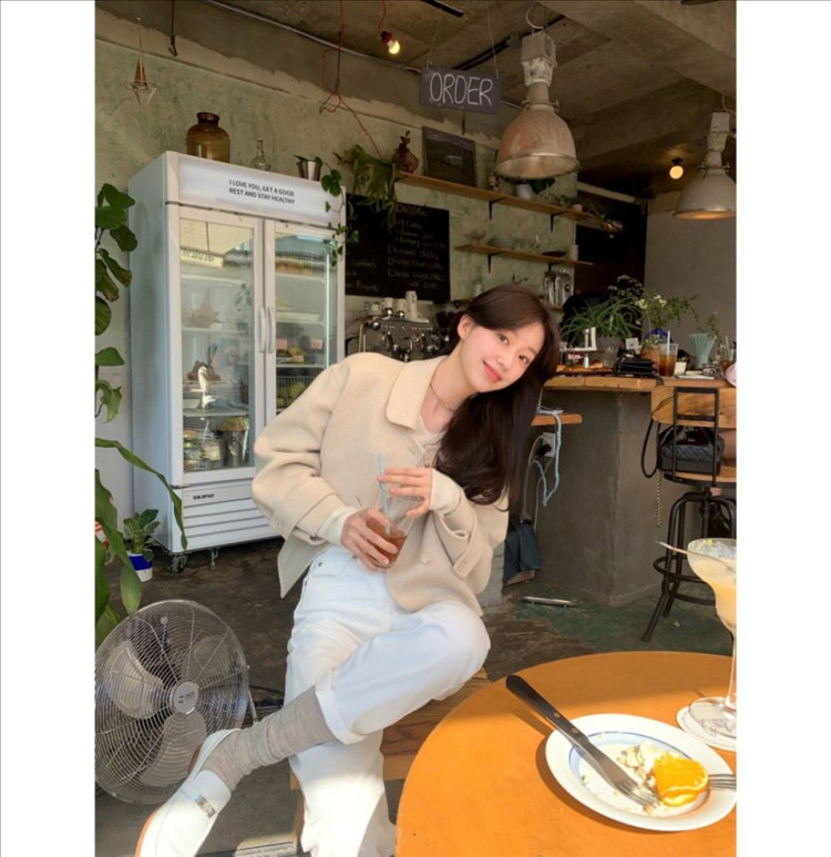 르플레인 leplein 뉴 화이트 팬츠 S--1