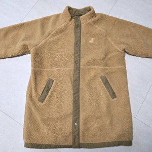 캉골키즈 양면(리버서블)후리스 점퍼 145사이즈.