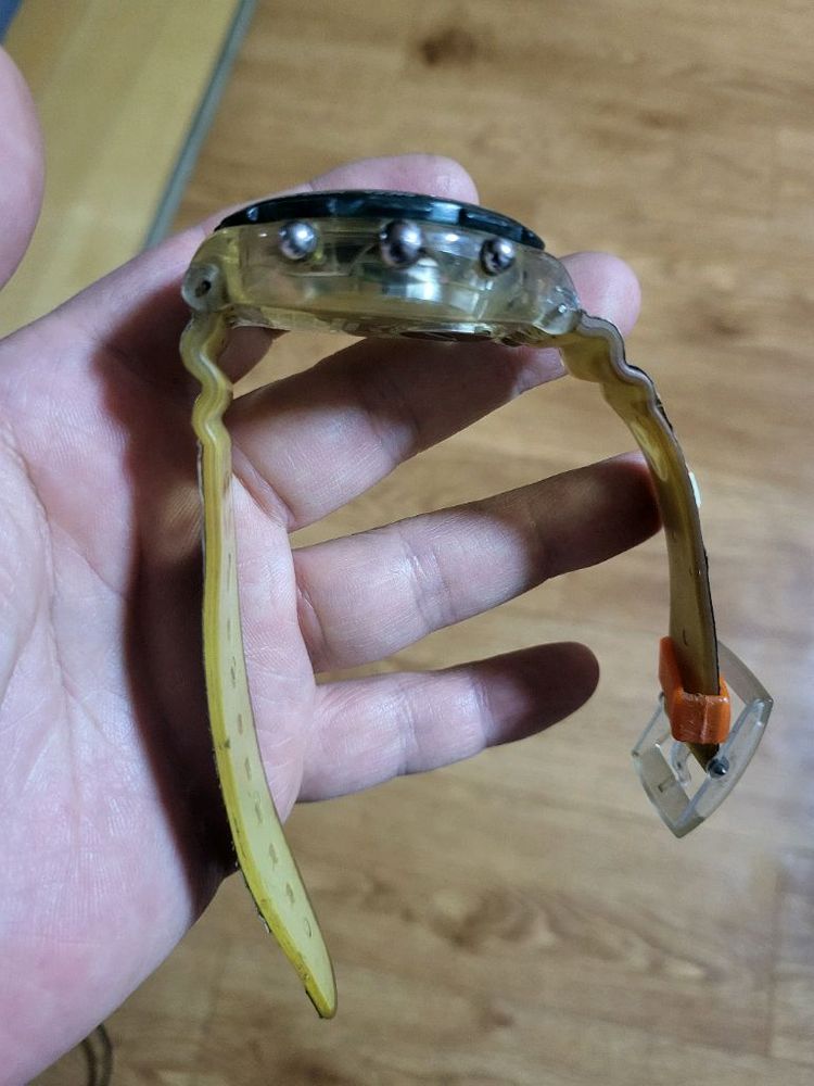 빈티지 스와치 아쿠아크로노 손목시계 이미지