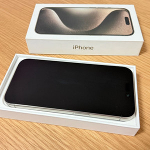 아이폰15pro 256g 내추럴티타늄(배터리효율 87%)