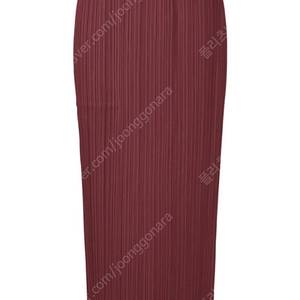 플리츠플리즈 3월 먼슬리 랩스커트 보르도 새상품