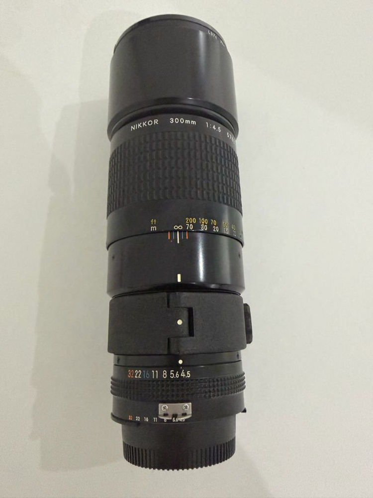 니콘 NIKKOR 300mm F4.5 AI-S 수동 망원렌즈--0