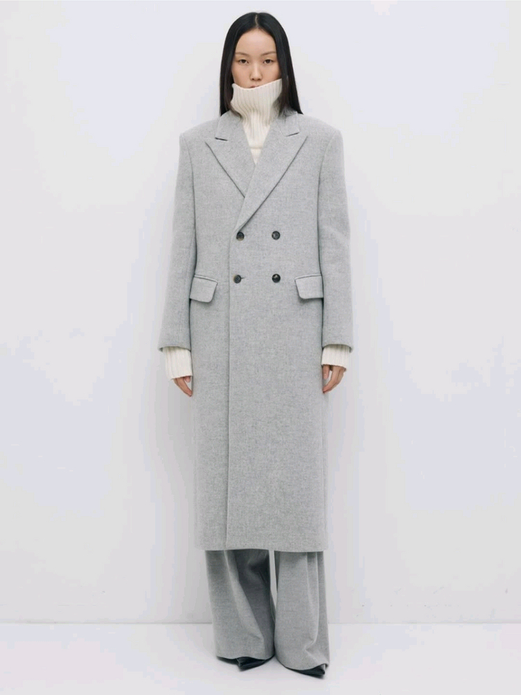 레디투웨어 알투더블유 R2W Verona wool cash CT 블랙 2M 새제품 이미지