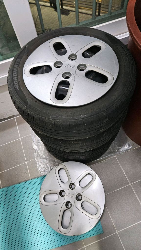 거래 완료 모닝 휠타이어 세트 이미지