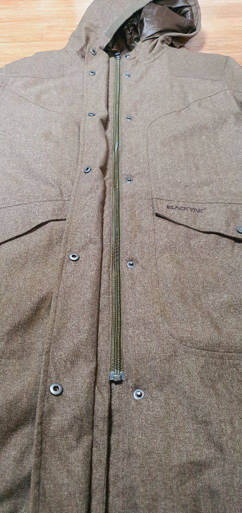 남.95 +) 블랙야크 남성 등산 자켓, U모 하이자켓/ 경량패딩급 두께, 조깅 아웃도어--8