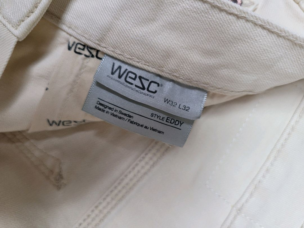 WESC 남자 Eddy 청바지 W33 L32 아이보리--17