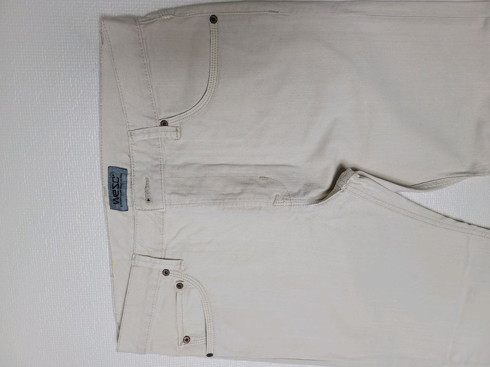 WESC 남자 Eddy 청바지 W33 L32 아이보리--3