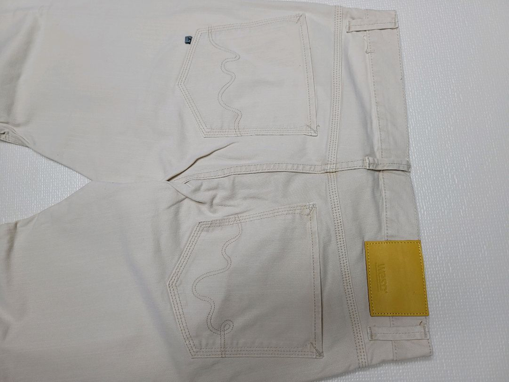 WESC 남자 Eddy 청바지 W33 L32 아이보리--9