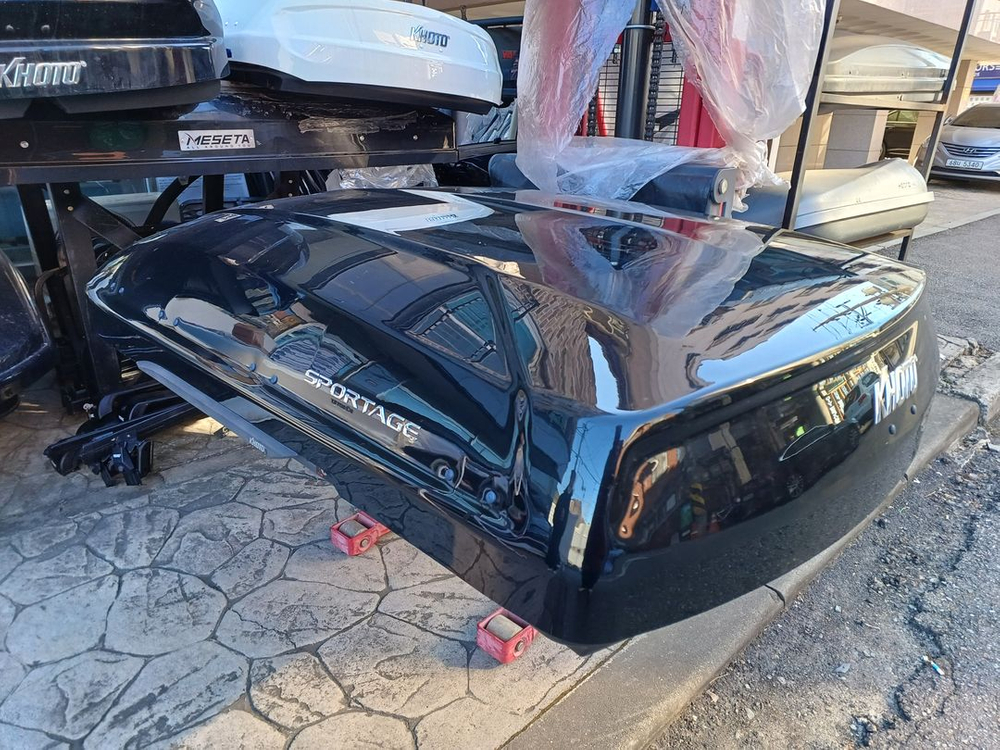 스포티지nq5 코토 일체형루프박스(블랙유광)--2