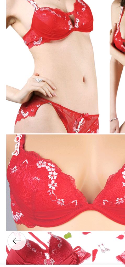 펜트하우스 란제리 로즈핑크 브래지어 75B, 75C 이미지