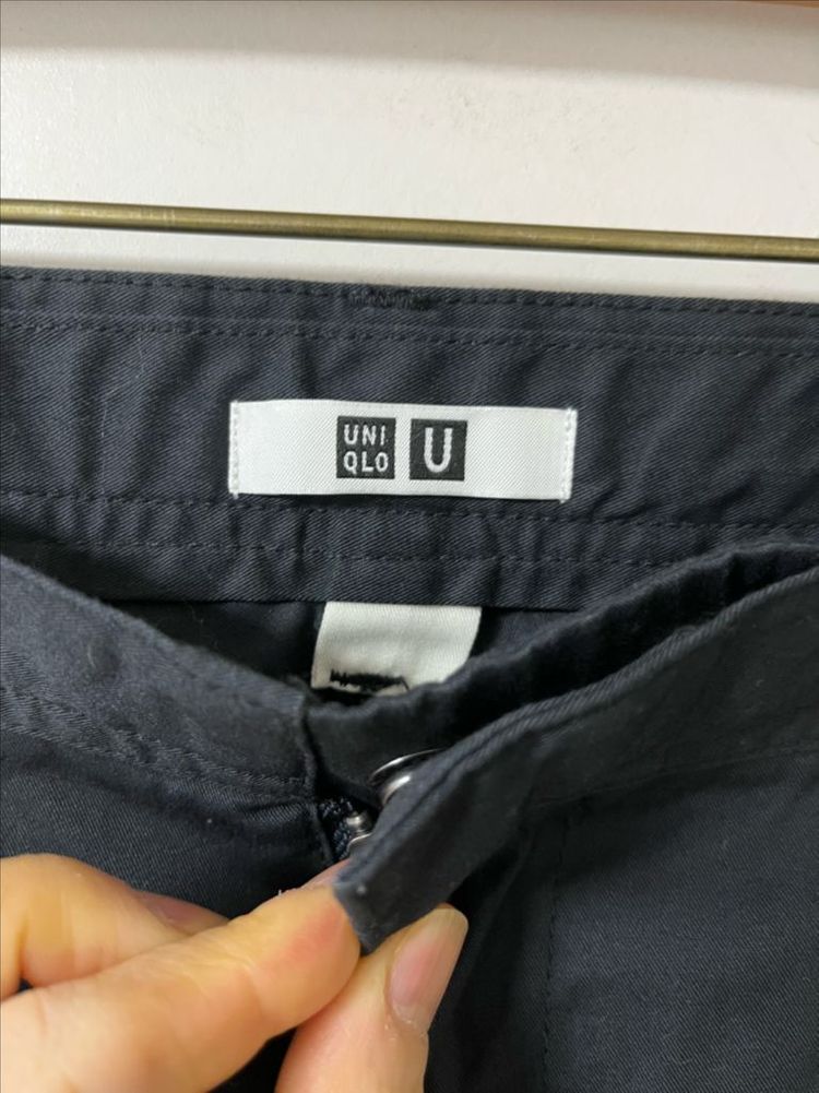 유니클로 와이드 치노 팬츠 (새상품) U라인--7