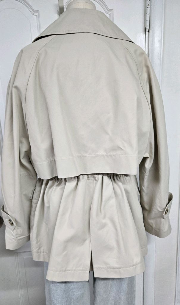 모한 숏트렌치자켓--3