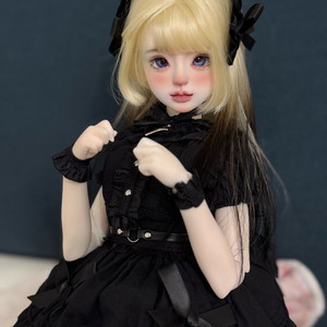 구체관절인형 msd 가발 + 의상 set