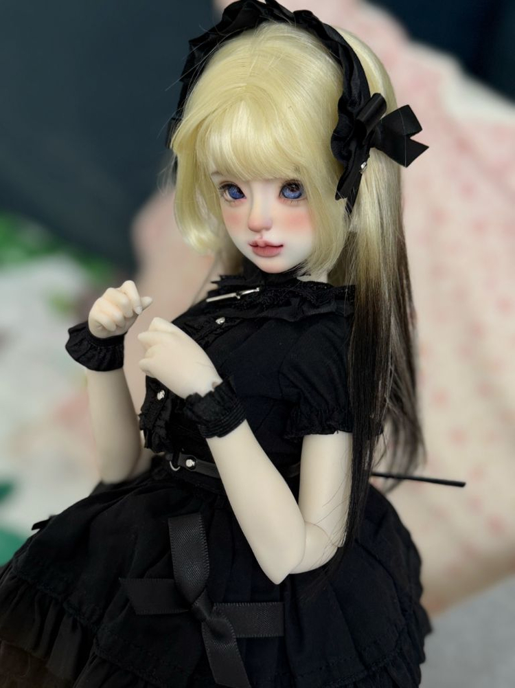 구체관절인형 msd 가발 + 의상 set--1