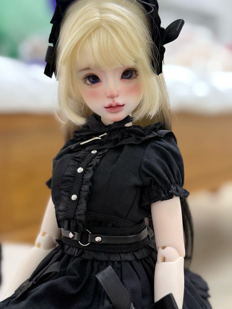 구체관절인형 msd 가발 + 의상 set--3