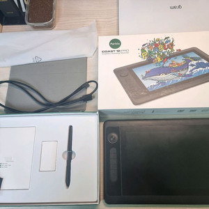 Parblo Coast 12 Pro 드로잉 액정 타블렛 + 드로잉 거치대