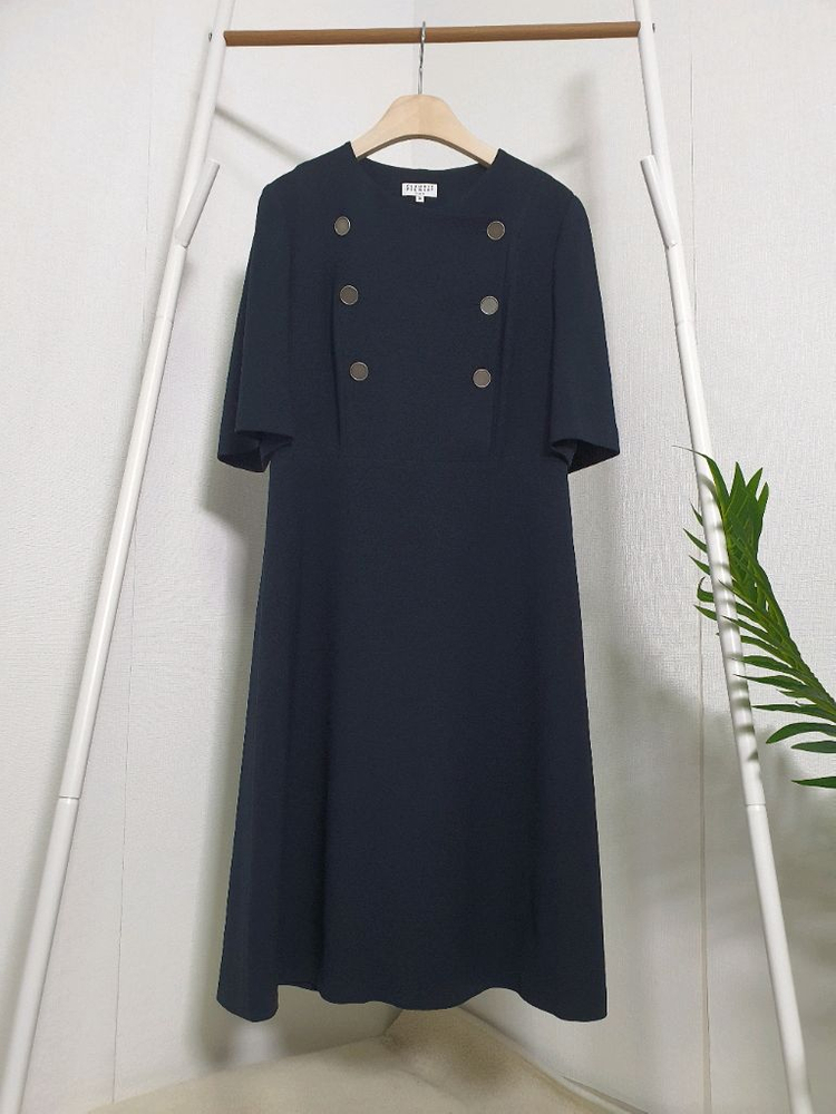 끌로디피에로 더블버튼 하객원피스--1