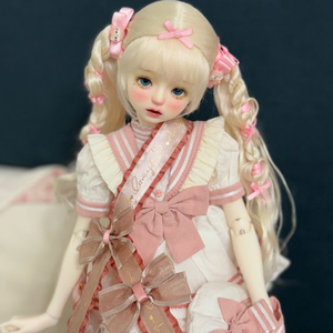 구체관절인형 msd 가발 +의상 set