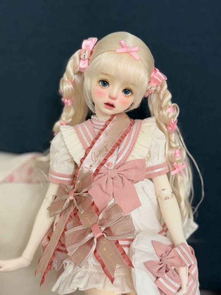 구체관절인형 msd 가발 +의상 set--1