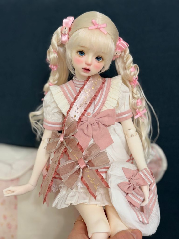 구체관절인형 msd 가발 +의상 set--2