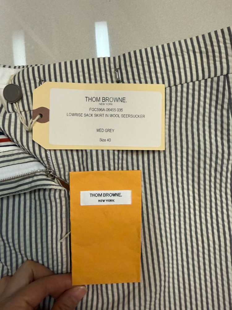 톰브라운 시어서커 펜슬 스커트(새상품)--7