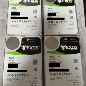 HDD] seagate exos 10TB "SAS" 12Gb/s + HBA카드 + 쿨러 | 하드디스