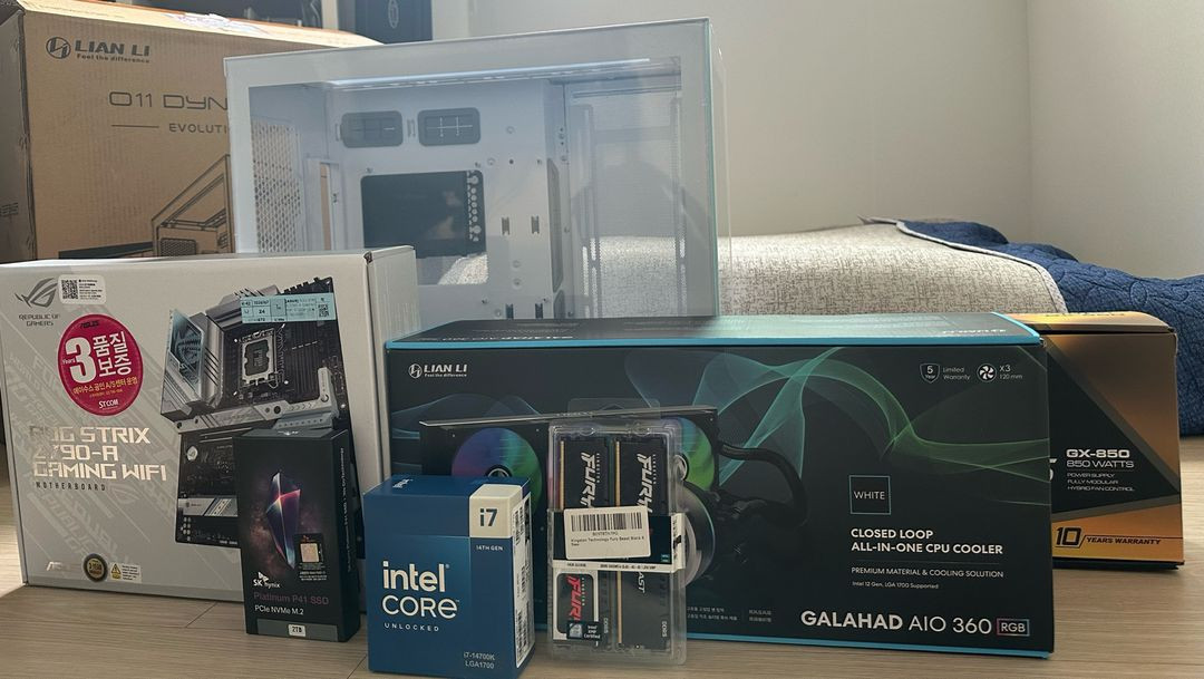 리안리 하이엔드 PC 데스크탑 본체 64gb ram, ssd 2tb ..--5