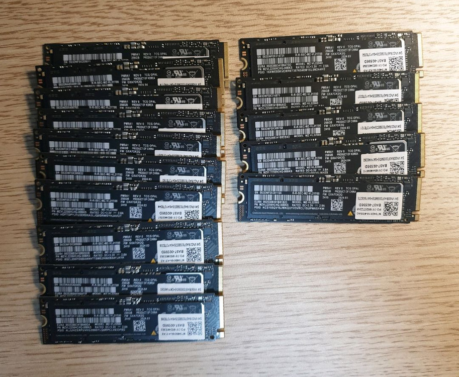 삼성 PM9A1 SSD 256GB(980 프로 oem)/원10 11,24년 문서--1