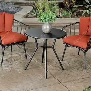 퍼시픽 캐주얼 리미니 비스트로 세트 3-piece 야외테이블 의자 세트 (택포) 이미지