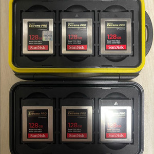 샌디스크 cf extreme pro 메모리카드 128GB 세트