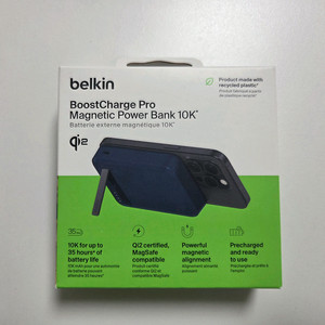 벨킨 무선 고속 충전 보조배터리 10000mAh 미개봉 새상품 판매합니다