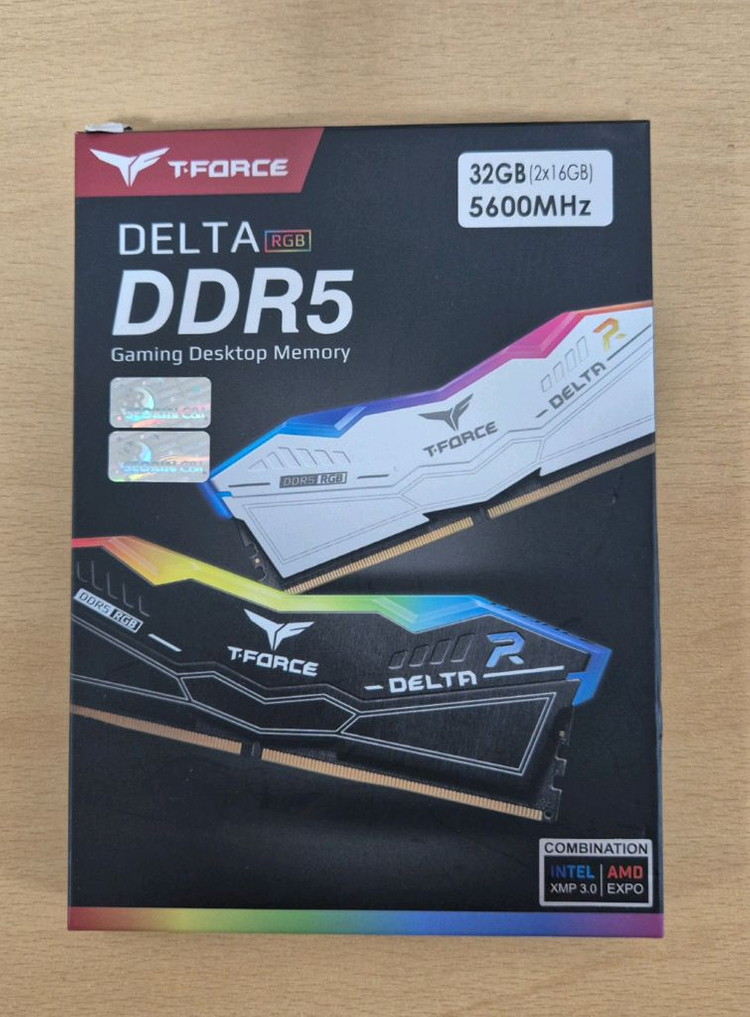 팀그룹 티포스 델타 DDR5 32GB ( 16GB x2) 5600MHz 하이닉스 칩셋 서린 정품--0