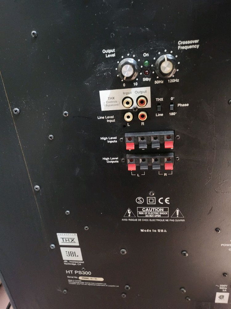 JBL.JT PS300 THX액티브서브우퍼--4